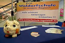 Infostand der IG Waldorfschule Ingolstadt